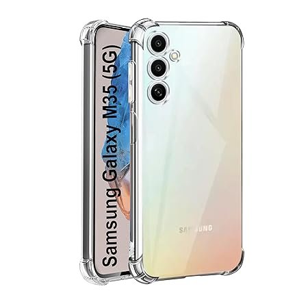 Omt Back Case Cover for Samsung Galaxy M35 (5G) (Transparent)