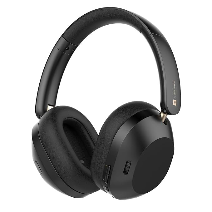realme TechLife Studio H1 Over The Ear Over Ear Wireless Headphone with 70Hours Playtime 360° Spatial Audio, 40mm Drivers, 80ms Superlow Latency, 43 dB Adaptive ANC- Black