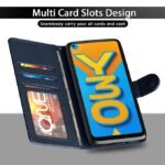 Omt Flip Cover for Vivo Y30 (Blue)