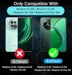 Omt Shockproof Transparent Back Case for Realme 12 Plus 5G