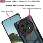 Omt Transparent Case for Realme 13 Pro / 13 Pro+ 5G