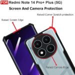 Omt Transparent Case for Redmi Note 14 Pro+ Plus (5G)