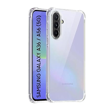 Omt Shockproof Transparent Back Cover for Galaxy A36 / A56 5G