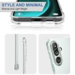 Omt Back Case Cover for Samsung Galaxy M36 / F36 (5G) (Transparent)