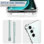 Omt Back Case Cover for Samsung Galaxy M55 / M55s / F55 (5G) (Transparent)