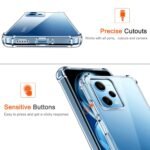 Omt Transparent Case with Camera Protection for Redmi Note 12 Pro 5G