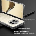 Omt Transparent Silicone Bumper Case for Realme 13 Pro Plus 5G