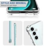 Omt Shockproof Transparent Back Cover for Galaxy M15 / F15 5G