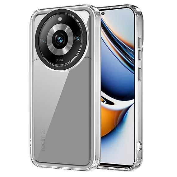 Omt Back Case Cover for Realme 11 Pro 5G (TPU + PC_Transparent)
