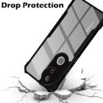 Omt Vivo V50 5G Transparent Back Case with Black Bumper