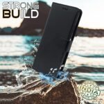 Omt Flip Cover for Vivo Y22 (Black)
