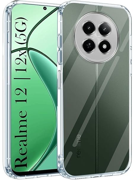 Omt Transparent Silicone Back Cover for Realme 12x Series