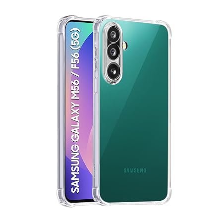 Omt Back Case Cover for Samsung Galaxy M56 / F56 (5G) (Transparent)