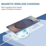 Omt Magnetic Shockproof Transparent Case for Galaxy S25 Ultra