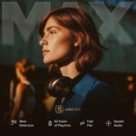 Noise Master Buds Max, Sound by Bose Wireless Over-Ear Headphones with Segment Leading Adaptive ANC, Dynamic EQ, LHDC 5.0, Upto 60H Playtime- (Onyx)