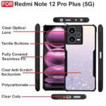 Omt Transparent Case for Redmi Note 12 Pro+ 5G