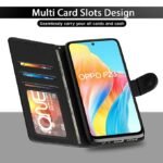 Omt Flip Cover for Oppo F23 5G| Leather Finish |