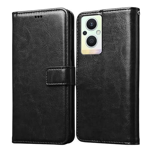 Omt Flip Cover Back Case for Oppo F21 Pro 5G