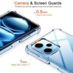 Omt Transparent Case with Camera Protection for Redmi Note 12 Pro 5G