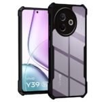 Omt Vivo Y39 5G Transparent Back Case with Black Bumper
