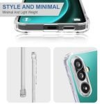 Omt Back Case Cover for Samsung Galaxy M56 / F56 (5G) (Transparent)