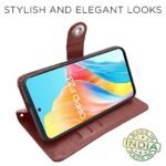 Omt Oppo F23 5G Flip Cover Leather Finish