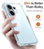 Omt Vivo V60 5G / T4 Pro 5G Transparent Corner Bumper Cover