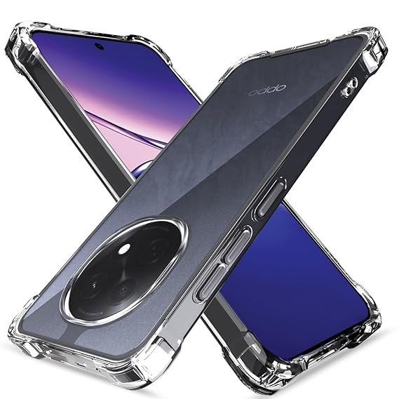 Omt Oppo F29 Pro 5G Transparent Shockproof TPU+PC Back Cover