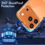Ultra-Hybrid Shockproof Back Cover Case for iPhone 17 Pro | Camera Protection Bump | Hard Back Cover (PC & TPU, Transparent)