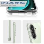 Omt Shockproof Transparent Back Cover for Galaxy M16 / F16 5G