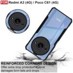 Omt Clear Bumper Case for Redmi A3 / A3x / Poco C61
