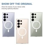 Omt Magnetic Shockproof Transparent Case for Galaxy S25 Ultra