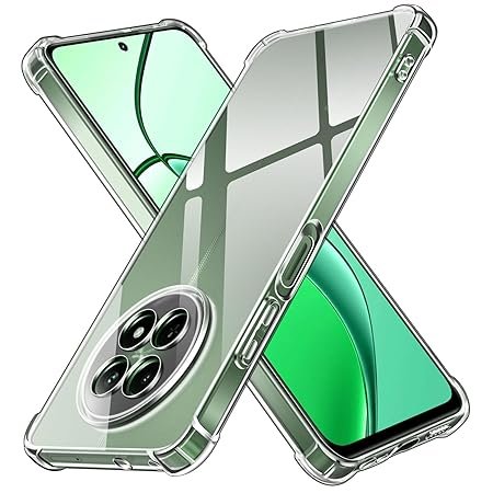 Omt Shockproof Clear Case for Realme 13 / 12 / 12X / Narzo 70x