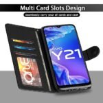 Omt Flip Cover for Vivo Y21 2021 / Y33s| Leather Finish