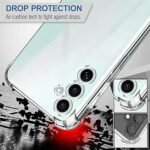 Omt Back Case Cover for Samsung Galaxy M55 / M55s / F55 (5G) (Transparent)