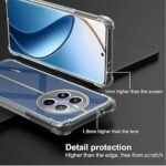Omt Shockproof Clear Case for Realme 12 Pro Series