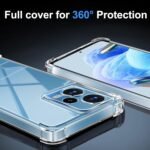 Omt Transparent Case with Camera Protection for Redmi Note 12 Pro 5G