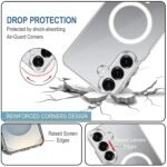 Omt MagSafe Clear Case for Samsung Galaxy S25 Plus 5G