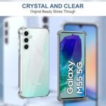 Omt Back Case Cover for Samsung Galaxy M55 / M55s / F55 (5G) (Transparent)
