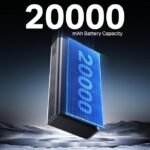 boAt Energyshroom PB435 20000 mAh 35W Super Fast Charging Power Bank, Smart 12 Layer Protection (4X Output Ports (Black)