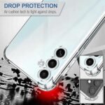 Omt Shockproof Transparent Back Cover for Galaxy M15 / F15 5G