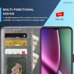 Omt Flip Back Cover Case for Vivo Y27 5G (Blue)