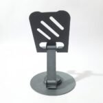 Mobile Holding Stand with 360°Rotatable & Height Adjustable, Foldable & Anti-Skid Design, Stable Metallic Round Base, Mobile Holder for Smartphone, Tablets, Kindles