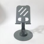 Mobile Holding Stand with 360°Rotatable & Height Adjustable, Foldable & Anti-Skid Design, Stable Metallic Round Base, Mobile Holder for Smartphone, Tablets, Kindles