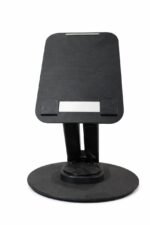 Mobile Stand with Stable Base,Height and View Angle Adjustable Phone Stand, Ideal Mobile Holder for Smartphones,Tablets (Black)