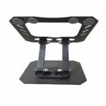 Foldable Mobile Holder, 360° Rotatable, 180° Stepless Adjustment, Lightweight & Handy, Compatible with Mobile & Tablet (Black)