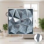 3D Wall Panel - USA Certified SGS Approved PVC Diamond Design, Bronze Rust Color 19.7" X 19.7" (Pack of 40) - Covers 107.6 Sq. Ft.