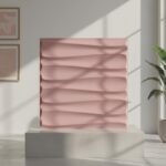 Wall Panels for Bedroom - USA Certified SGS Approved Dune Design Blush Pink Color 19.7" x 19.7" (Pack of 40) - Covers 107.80 Sq. Ft.