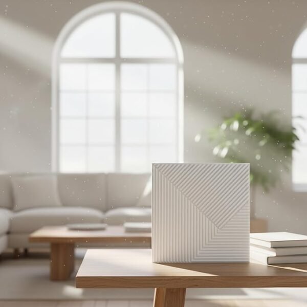 3D PVC Wall Panel - USA Certified SGS Approved Fluted Design Matt White Color 19.7" x 19.7" (Pack of 40) - Covers 107.80 Sq. Ft.