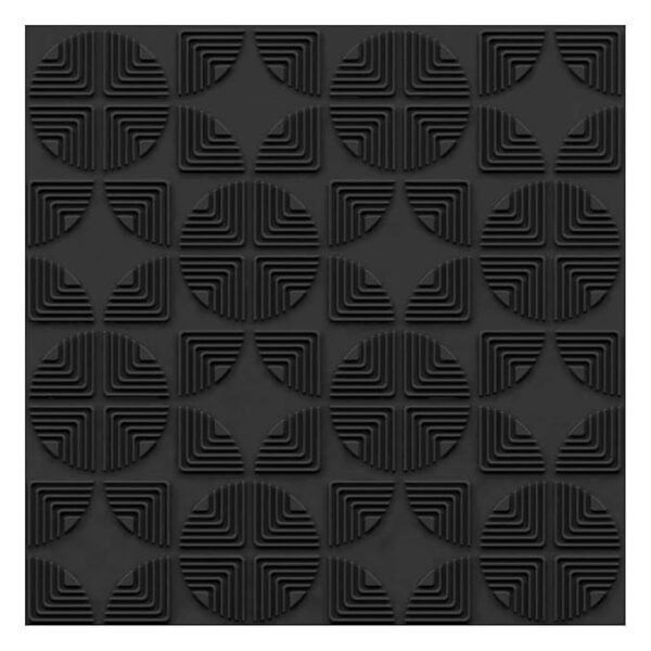 3D Self Adhesive PVC Wall Panel - USA Certified SGS Approved Black Color TP 109 Design Pack of 40 Covers 107.80 Sq. Ft.